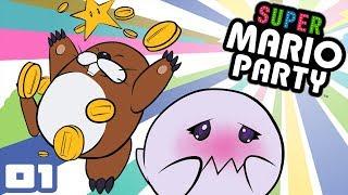 Let's Play Super Mario Party - Switch Gameplay Part 1 - All's Fair In Love & Wario