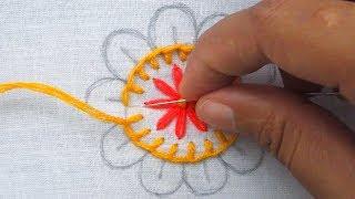 Hand Embroidery, Easy Flower Embroidery Tutorial for Beginner