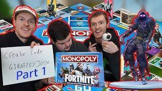 Hasbro Gaming Monopoly: Fortnite Edition Board Game - 360 Degree Video