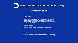 MTA Board - 02/25/2019 Live Webcast