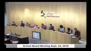 Regular Board Meeting Sept. 24, 2018 Ames Community School District Live Stream