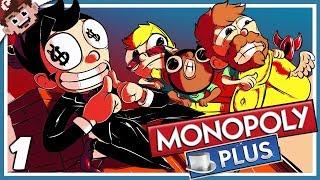 MONOPOLY RETURNS! | Couch Co-Op Swindling! (Monopoly Plus Derp Crew - Part 1)