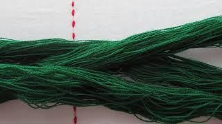 Basic hand embroidery border line