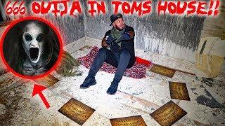 THE 666 OUIJA BOARD CHALLENGE IN TOMS HAUNTED HOUSE! GHOST CAUGHT ON CAMERA | MOE SARGI