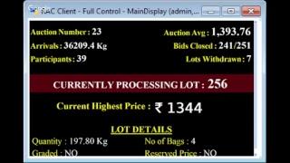 SPICES BOARD E-AUCTION PUTTADY 10.01.2019 GREEN HOUSE LIVE