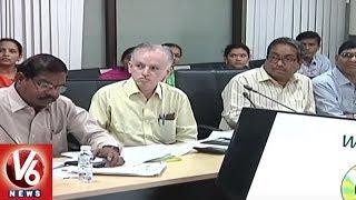 Telangana CS SK Joshi Attends Krishna River Board Meeting | Hyderabad | V6 News