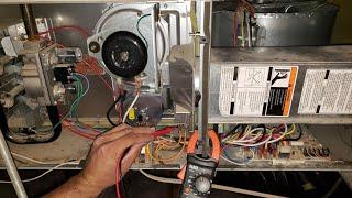 Furnace Troubleshooting Step by Step with Multi Meter.