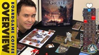 Tainted Grail: Fall of Avalon Kickstarter Prototype Overview with Board Game Coffee