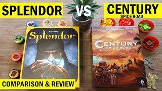Splendor Vs Century: Spice Road Board Game Comparison & Review