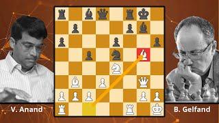 Best Chess Games: Anand's Sacrificial Miniature - Anand vs. Gelfand, 1996