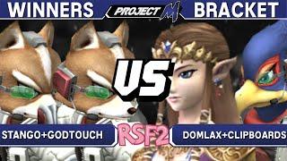 Project M - Stango+GodTouch (Fox / Fox) vs Domlax+Clipboards (Zelda / Falco) - RSF2 Winners