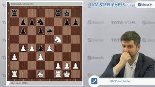 Giri - Shankland, Tata Steel Chess 2019: Svidler's Game of the Day
