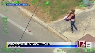 Woman leads police on chase with baby on board