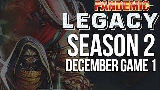 Pandemic Legacy Season 2 December Game 1 - SPOILERS Full Board Game Play Session