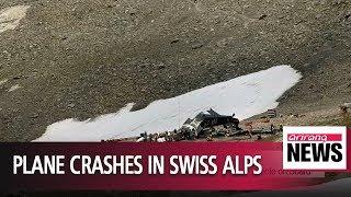 Vintage plane crashes in Swiss Alps, killing all 20 people on board