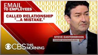 McDonald CEO fired for "consensual" relationship with employee