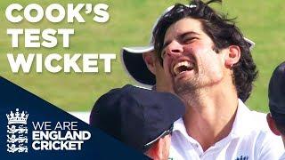 Alastair Cook's First (And Only) Test Wicket | England v India 2014 - Highlights
