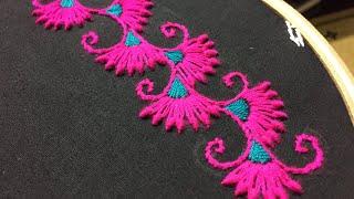 Hand Embroidery:borderline embroidery design l border design l border embroidery