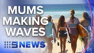 Getting mum's back on the board after kids | Nine News Australia