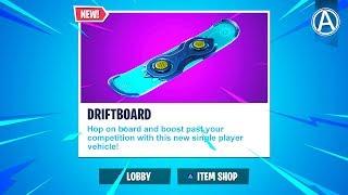 Pro Console Player // NEW "DRIFTBOARD" Gameplay *DELAYED*! (Fortnite Battle Royale LIVE)