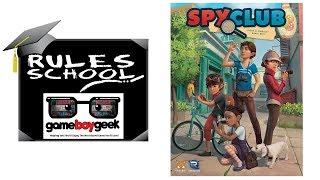 How to Play Spy Club (Rules School) with the Game Boy Geek