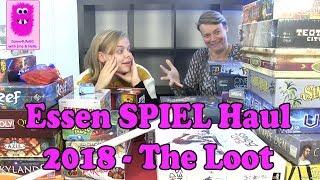 Essen Spiel Haul 2018 - The Loot (In English, board game convention)