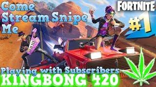 Fortnite #300 Come Stream Snipe Me & Playing with Subscribers ???? Cross Play PS4 Xbox Switch Mobile