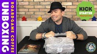 Tainted Grail: Fall of Avalon Prototype Unboxing with Board Game Coffee