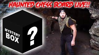 HAUNTED CHESS BOARD UNBOX LIVE! unboxing FANS CHRISTMAS MYSTERY BOXES!! | MOE SARGI