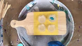 Resin Seascape Cheese Board & Frog Tape Fail Including Live Steam!