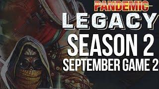 Pandemic Legacy Season 2 September Game 2 - SPOILERS Full Board Game Play Session