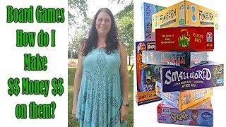 BOARD GAMES How do I make Money on them? Online Reselling