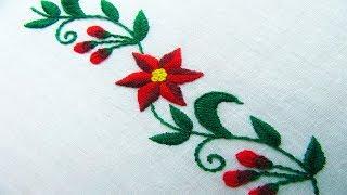 Hand Embroidery; Latest Border Line Designs by Nakshi Kantha World