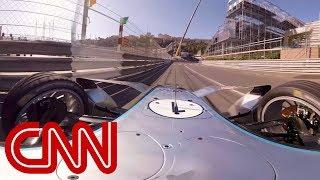 Ride in a Formula E car on the Monaco street circuit - 360 Video