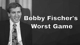 Bobby Fischer's worst game | Fischer's fans shouldn't watch this | Fischer vs Dedinsky USA 1964