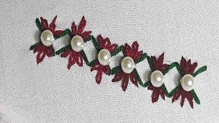 Basic Hand Embroidery part-21| Hand Embroidery Border line Stitch