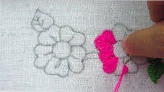 Hand embroidery nakshi kantha border line design  4