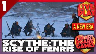 SCYTHE: THE RISE OF FENRIS (Session 1, 4 Players) Live Board Game Session! I Heart Board Games!