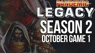 Pandemic Legacy Season 2 October Game 1 - SPOILERS Full Board Game Play Session
