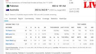 Live Cricket Match , Pakistan Vs Australia Live Cricket Score Board..