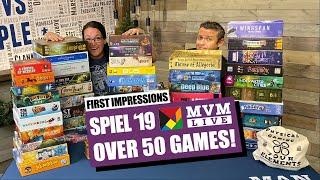 MvM Live - 50 Games from Essen Spiel 2019