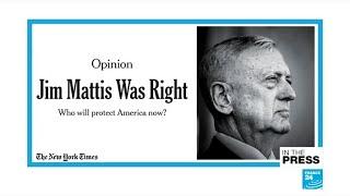 NYT Editorial Board: "Jim Mattis was right. Who will protect America now?"